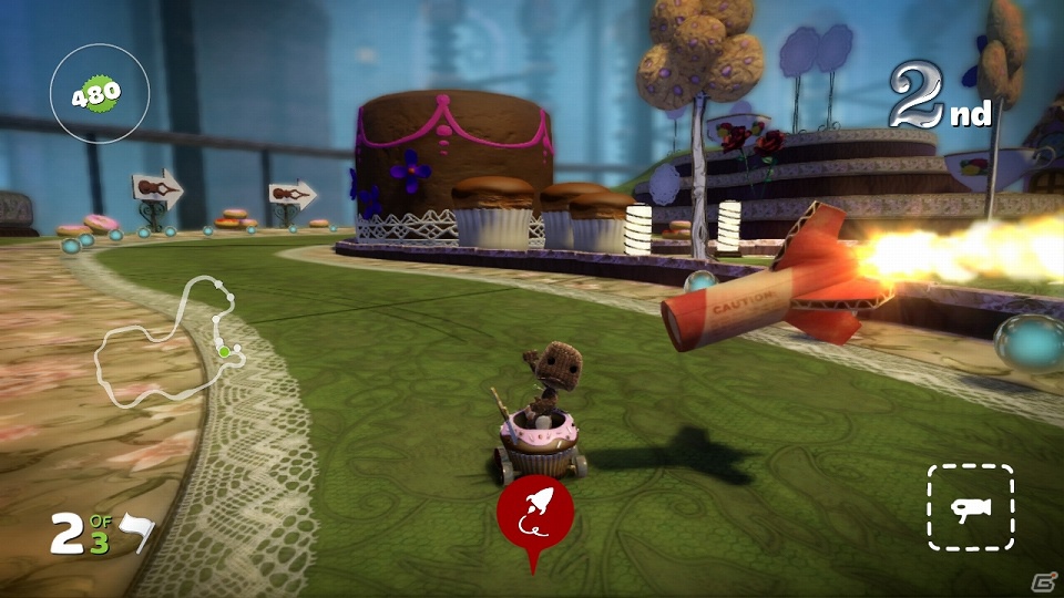 PS3「リトルビッグプラネット カーティング」南の島やお菓子がいっぱいのステージなどレースの舞台となる場所を公開！の画像12