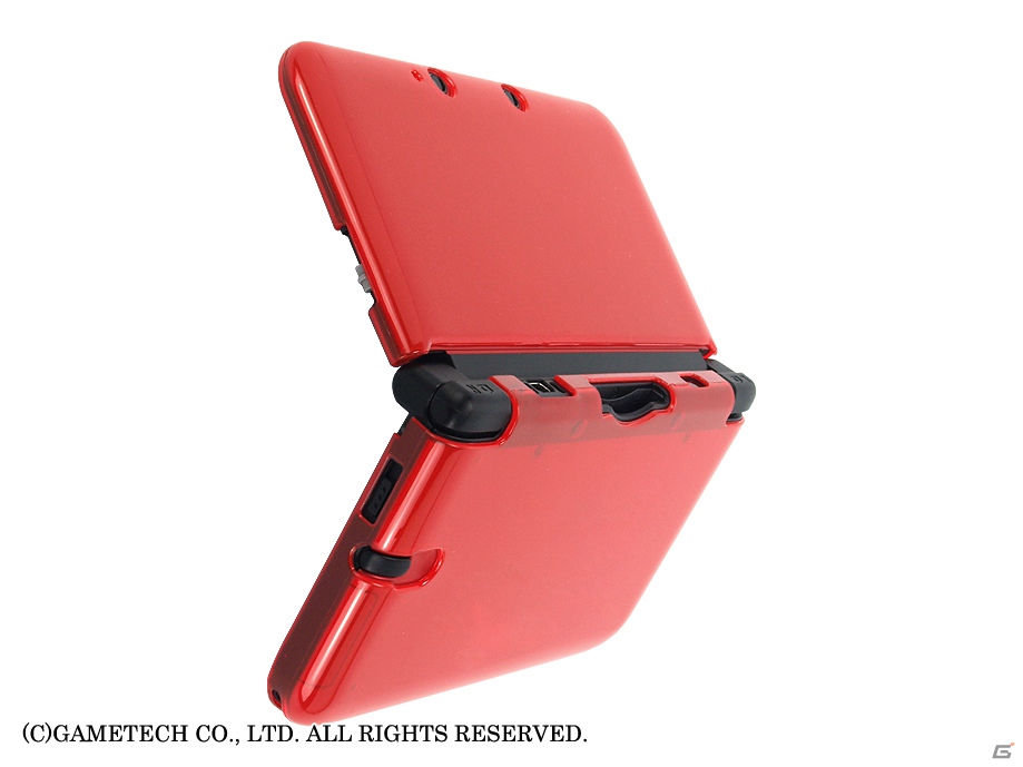 3DS LL本体外側をしっかり守るTPU素材プロテクトカバー「ソフトクリスタルシェル3DLL（全3色）」が10月31日に発売の画像1
