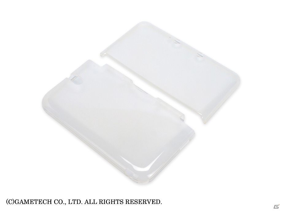 3DS LL本体外側をしっかり守るTPU素材プロテクトカバー「ソフトクリスタルシェル3DLL（全3色）」が10月31日に発売の画像7