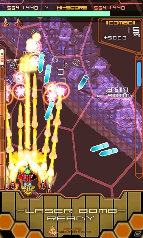 Windows Phone7「DODONPACHI MAXIMUM」10月26日にアップデートデータを配信―EASYモードや新機体を追加の画像2