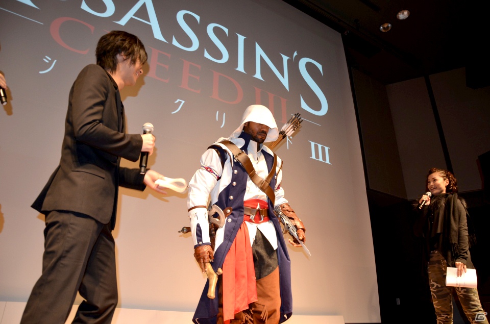 「UBIDAY 2012」浪川大輔さん＆甲斐田裕子さんの公開アフレコが行われた「アサシン クリード」＆お笑いコンビ・ダイノジ出演「ロックスミス」ステージレポートの画像15
