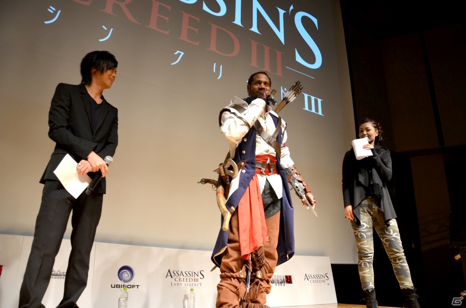 「UBIDAY 2012」浪川大輔さん＆甲斐田裕子さんの公開アフレコが行われた「アサシン クリード」＆お笑いコンビ・ダイノジ出演「ロックスミス」ステージレポートの画像18