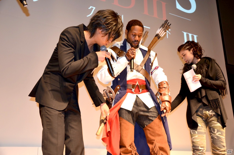 「UBIDAY 2012」浪川大輔さん＆甲斐田裕子さんの公開アフレコが行われた「アサシン クリード」＆お笑いコンビ・ダイノジ出演「ロックスミス」ステージレポートの画像20