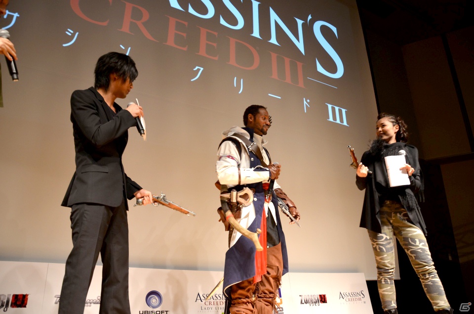 「UBIDAY 2012」浪川大輔さん＆甲斐田裕子さんの公開アフレコが行われた「アサシン クリード」＆お笑いコンビ・ダイノジ出演「ロックスミス」ステージレポートの画像21