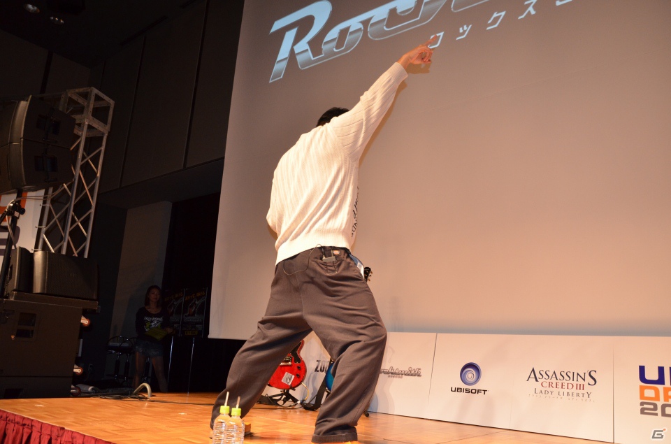「UBIDAY 2012」浪川大輔さん＆甲斐田裕子さんの公開アフレコが行われた「アサシン クリード」＆お笑いコンビ・ダイノジ出演「ロックスミス」ステージレポートの画像26