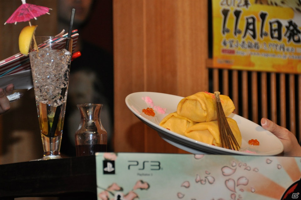 食べごたえのあるお寿司や筆しらべを再現したカクテルまで！PS3「大神 絶景版」×ダイヤモンドダイニングコラボメニュー試食会レポートの画像11