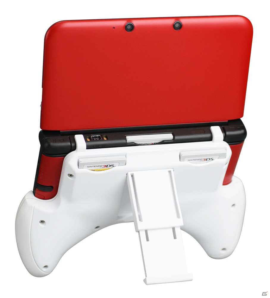 3DS LL本体が持ちやすくなるコントローラ形状のアタッチメント「アシストグリップ」が11月3日に発売の画像5