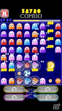 auスマートパス「パックチョンプ」11月1日より配信開始―同じ色のゴーストを3匹そろえてどんどん消そうの画像2