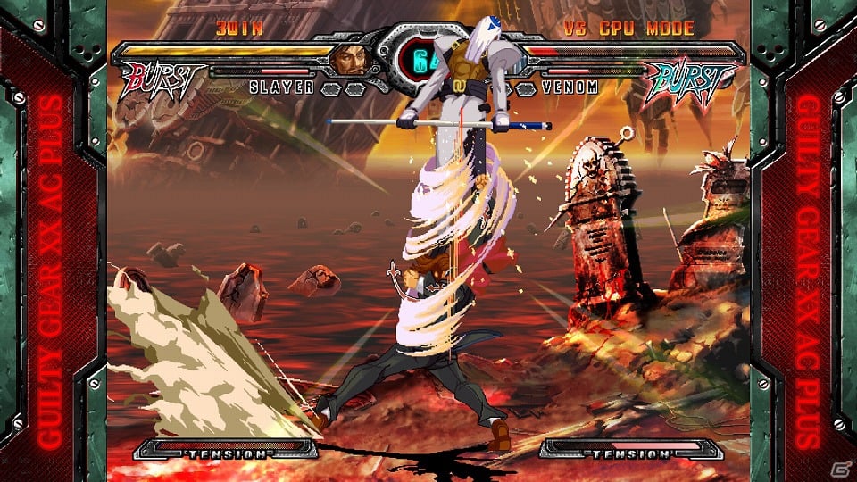 PS3「GUILTY GEAR XX ΛCORE PLUS」が本日11月1日より配信！「ギルティギア 静音 スティック –SANWA EDITION-」も発売中の画像6