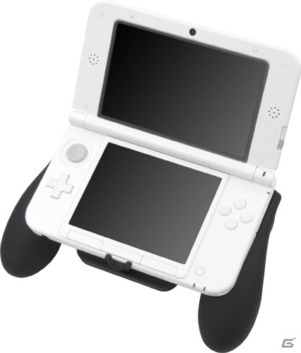 3DS LL用グリップ「CYBER・ラバーコートグリップ（3DS LL用）」が11月2日に発売―アクションゲームなどもラクラク操作の画像1