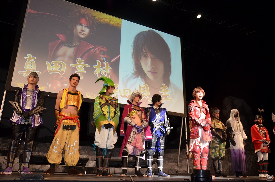 舞台「戦国BASARA3 -瀬戸内響嵐-」の出演者がズラリと登場！宝塚歌劇によるミュージカル化も発表された「『戦国BASARA』プロジェクト発表会」レポートの画像3