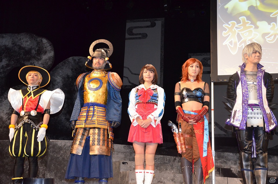 舞台「戦国BASARA3 -瀬戸内響嵐-」の出演者がズラリと登場！宝塚歌劇によるミュージカル化も発表された「『戦国BASARA』プロジェクト発表会」レポートの画像4