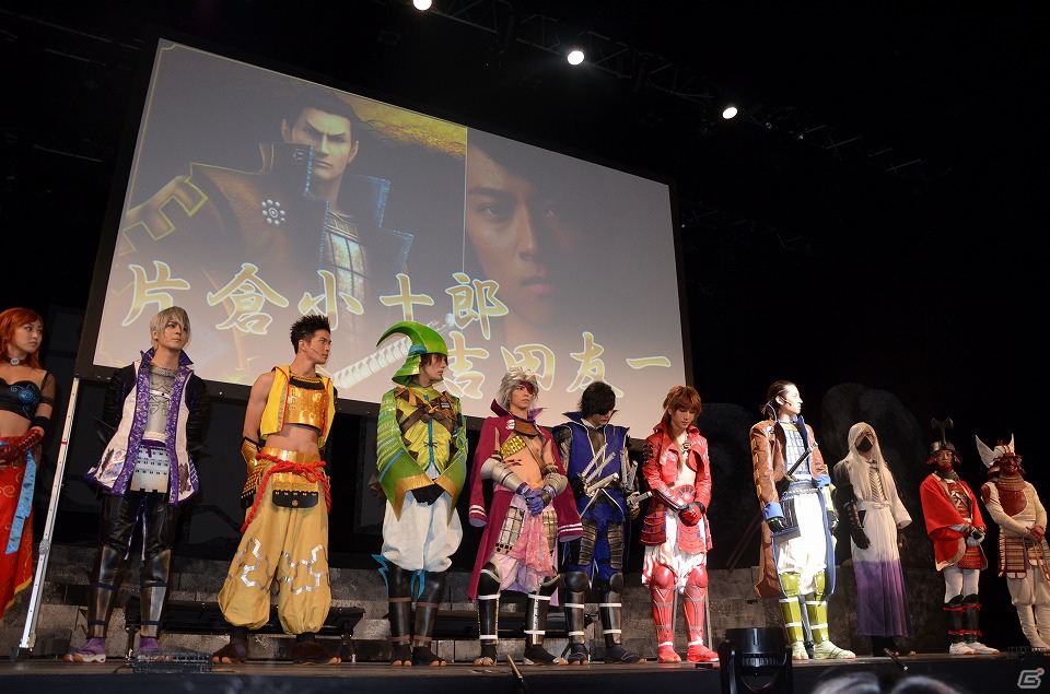 舞台「戦国BASARA3 -瀬戸内響嵐-」の出演者がズラリと登場！宝塚歌劇によるミュージカル化も発表された「『戦国BASARA』プロジェクト発表会」レポートの画像6