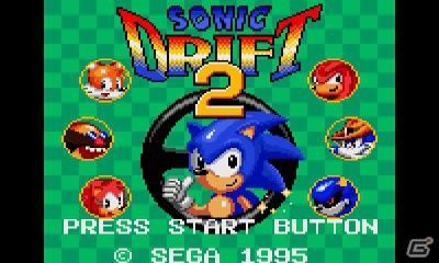 3DSバーチャルコンソール「ソニックドリフト2」11月14日より配信決定！ソニックとライバルたちのレースバトル再びの画像1