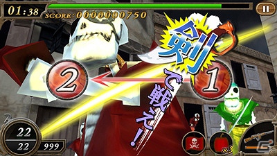 Android「弾丸パイレーツ！」サービス開始！「バーチャファイター」の鈴木裕氏監修の協力プレイが楽しい爽快ガンシューティングアプリの画像2
