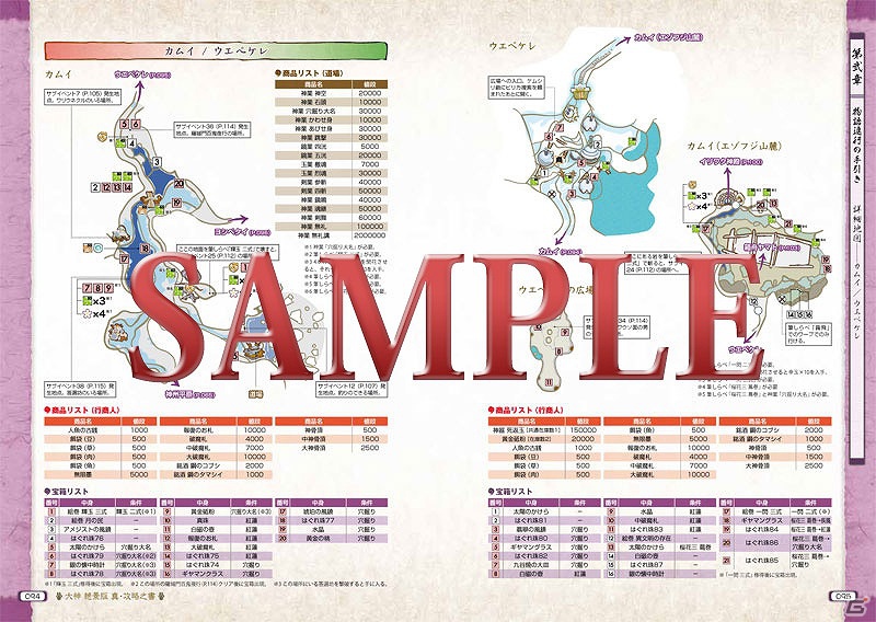 「大神 絶景版」の攻略本「大神 絶景版 真・攻略之書」と「学園BASARA」第4弾が本日11月8日に発売の画像3