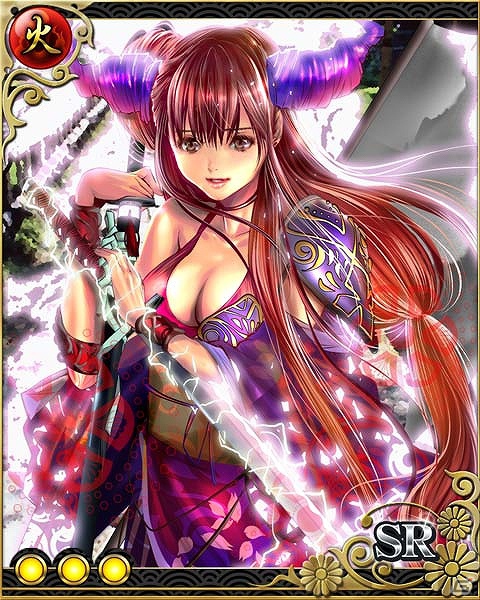 GREE/mixi「戦国フロンティア」宮崎摩耶氏描き下ろしの限定カードが登場の画像3