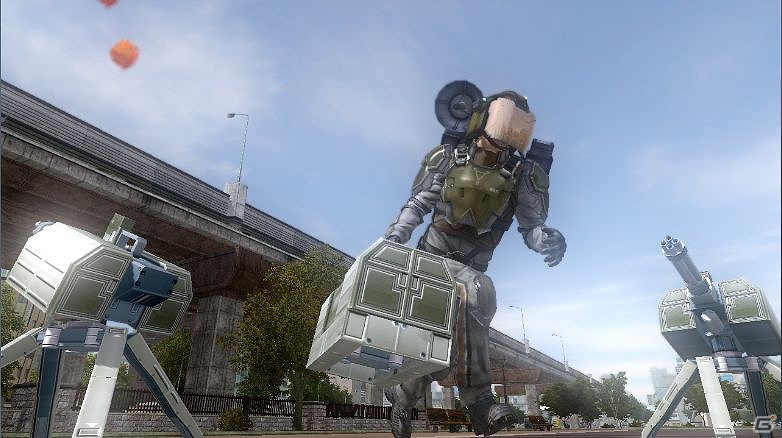 PS3/Xbox 360「地球防衛軍4」もう、陸戦兵と空飛ぶ女兵士だけではない。新たなる第3の兵士「エアレイダー」登場！敵側フォーリナーの「新型ヘクトル」紹介の画像15