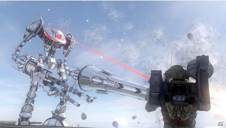 PS3/Xbox 360「地球防衛軍4」もう、陸戦兵と空飛ぶ女兵士だけではない。新たなる第3の兵士「エアレイダー」登場！敵側フォーリナーの「新型ヘクトル」紹介の画像2