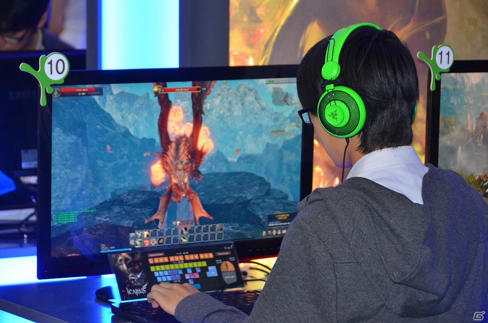 【G-STAR 2012】空飛ぶドラゴンとの戦闘が目を引く「ICARUS」やバリエーション豊かなスマートフォンタイトルが出展されたWeMade Entertainmentブースレポートの画像5