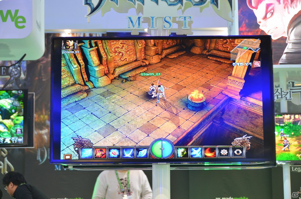 【G-STAR 2012】空飛ぶドラゴンとの戦闘が目を引く「ICARUS」やバリエーション豊かなスマートフォンタイトルが出展されたWeMade Entertainmentブースレポートの画像8