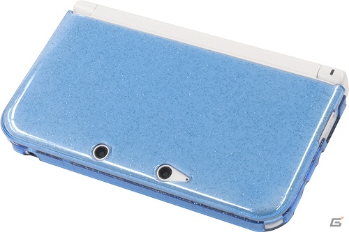 キラキラのラメが散りばめられたキュートな3DS LL用保護ケースが新登場！「CYBER・きらきらケース（3DS LL用）」発売の画像2