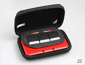 収納したまますれちがい通信の「おしらせランプ」を確認！3DS LL用「おしらせポーチ」（全2色）が11月16日に発売の画像3
