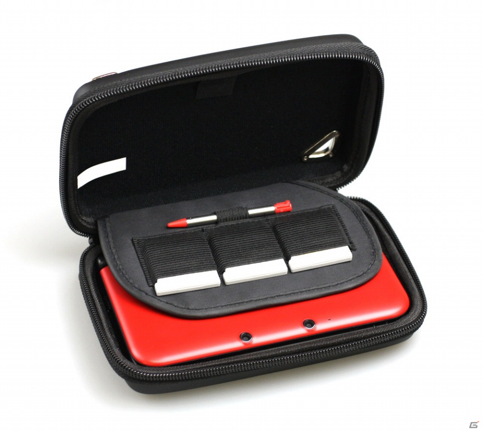 収納したまますれちがい通信の「おしらせランプ」を確認！3DS LL用「おしらせポーチ」（全2色）が11月16日に発売の画像8