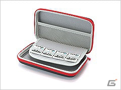 ゲームテック、3DSLL用「セミハードポーチ」の新色・シルバーネイビー、ブラックレッドが11月18日に発売の画像2