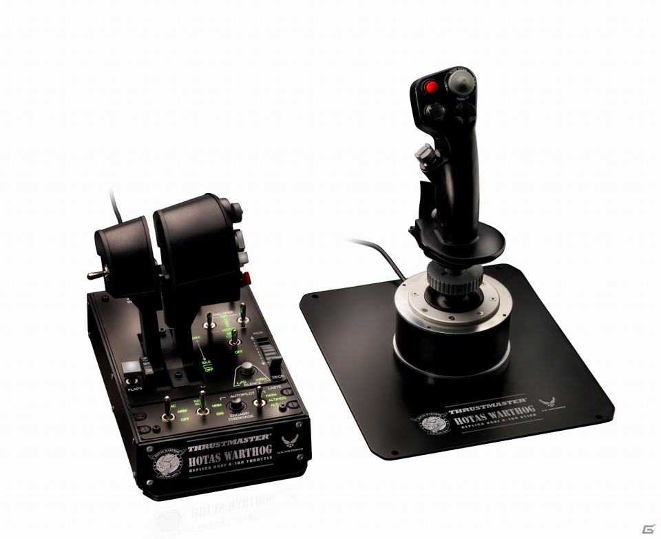 THRUSTMASTER製のA-10C攻撃機装備「HOTAS」レプリカジョイスティック＆F-16戦闘機のMFDを再現した多機能USBコックピットパネルが11月29日に発売の画像2