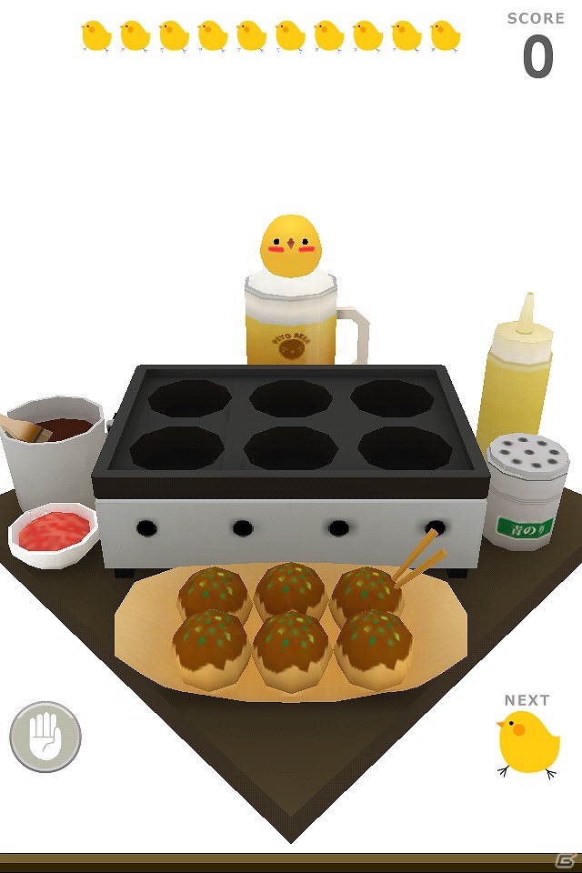 iOS/Android「ぴよ盛り」累計ダウンロード数400万を突破！Android版にはステージ第4弾「たこ焼き編」が登場の画像5
