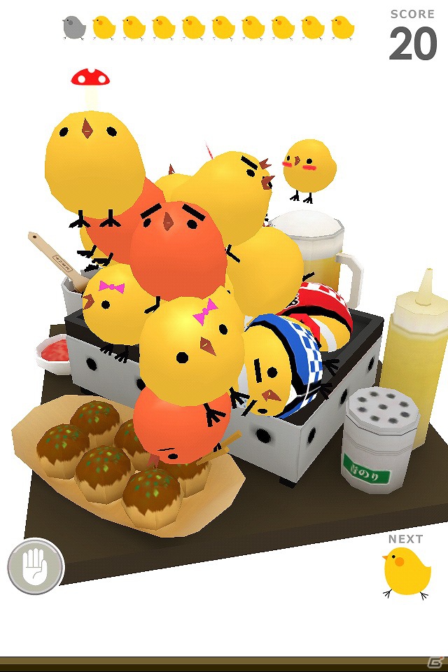 iOS/Android「ぴよ盛り」累計ダウンロード数400万を突破！Android版にはステージ第4弾「たこ焼き編」が登場の画像6