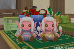 Wii「ドラゴンクエストX」×「スライムのおへや」連動キャンペーン第2弾！「ドラゴンクエストX」の住宅に飾れる「目覚めし五つの種族のぬいぐるみ」（セピアVer）を先行入手しようの画像3