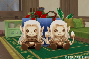 Wii「ドラゴンクエストX」×「スライムのおへや」連動キャンペーン第2弾！「ドラゴンクエストX」の住宅に飾れる「目覚めし五つの種族のぬいぐるみ」（セピアVer）を先行入手しようの画像4