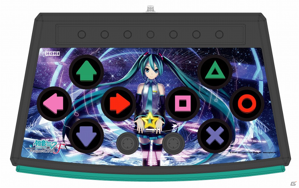 PS3「初音ミク -Project DIVA- F」の専用ミニコントローラが2013年春に