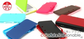 「+Palette」ブランドの新製品として3DS LL用「ラバーハードカバー」（全7色）が11月27日に発売の画像1