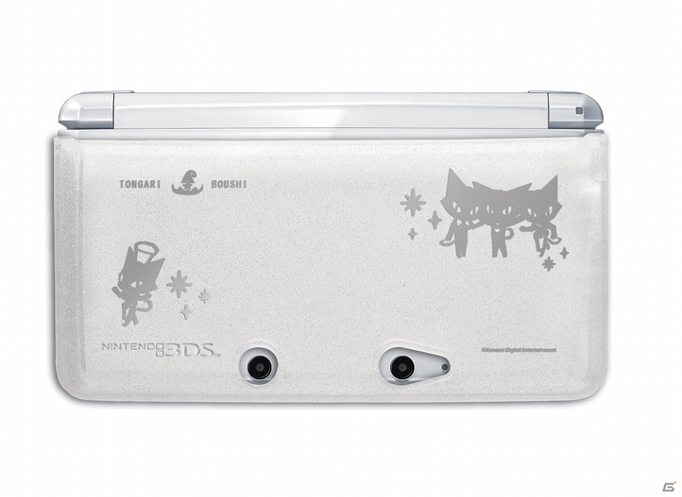 「とんがりボウシと魔法の町」のデザインを施した3DS/3DS LL用本体カバーがソフトと同日の12月20日に発売の画像1