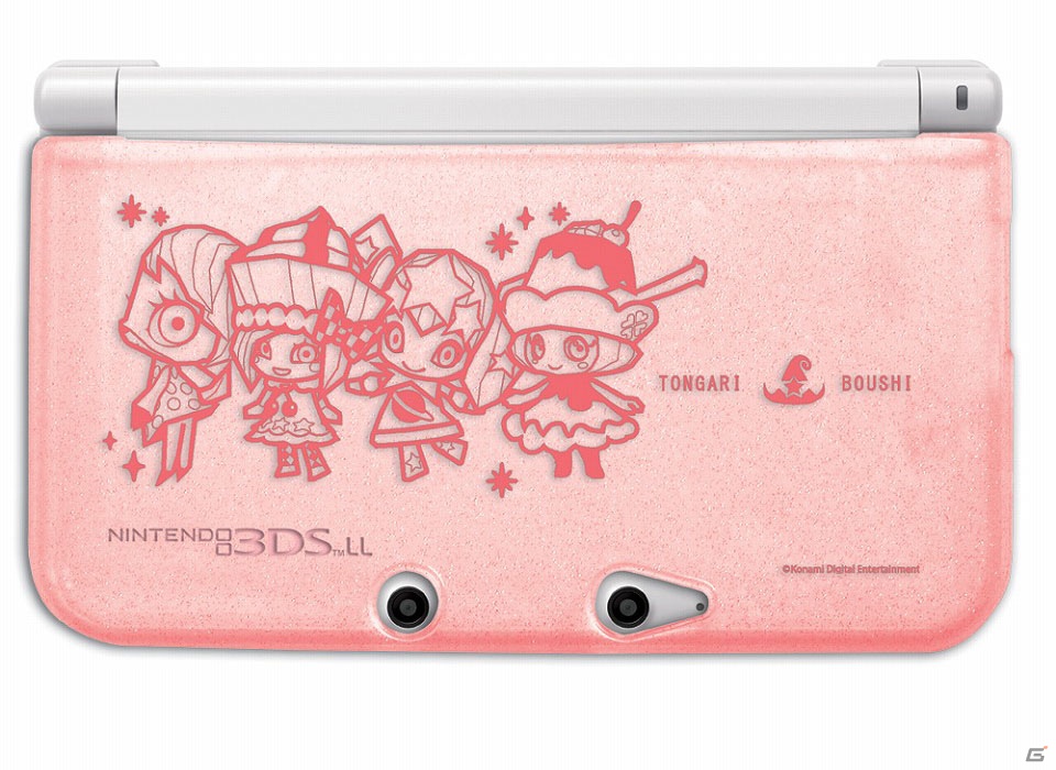 「とんがりボウシと魔法の町」のデザインを施した3DS/3DS LL用本体カバーがソフトと同日の12月20日に発売の画像2