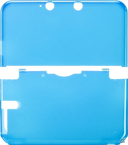 柔らかく強じんなTPU素材を使った3DS LL用ジャケットに新色「クリアブルー」が登場―11月28日より発売の画像2