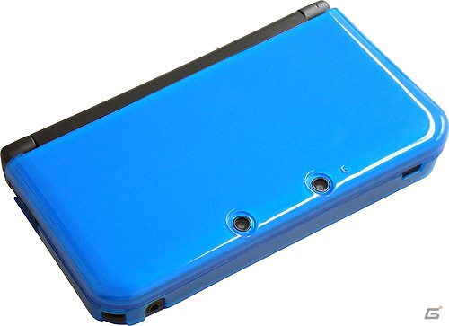 柔らかく強じんなTPU素材を使った3DS LL用ジャケットに新色「クリアブルー」が登場―11月28日より発売の画像3