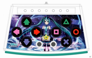 PS3「初音ミク -Project DIVA- F」専用ミニコントローラのAmazon.co.jp限定版が発売―本体色には「ホワイト×グリーン」を採用の画像1