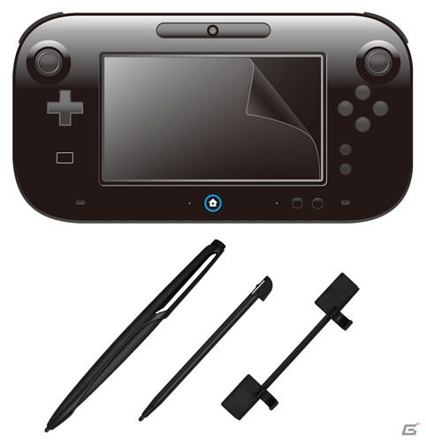 Wii U GamePad画面フィルムと大小選べるタッチペンがセットになった「フィルム＆タッチペンセット（Wii U用）」12月8日に発売の画像3