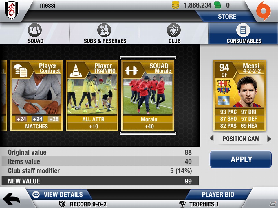 iOS「FIFA 13 by EA SPORTS」新ゲームモード「FIFA Ultimate Team」を搭載する大型アップデートを配信の画像3