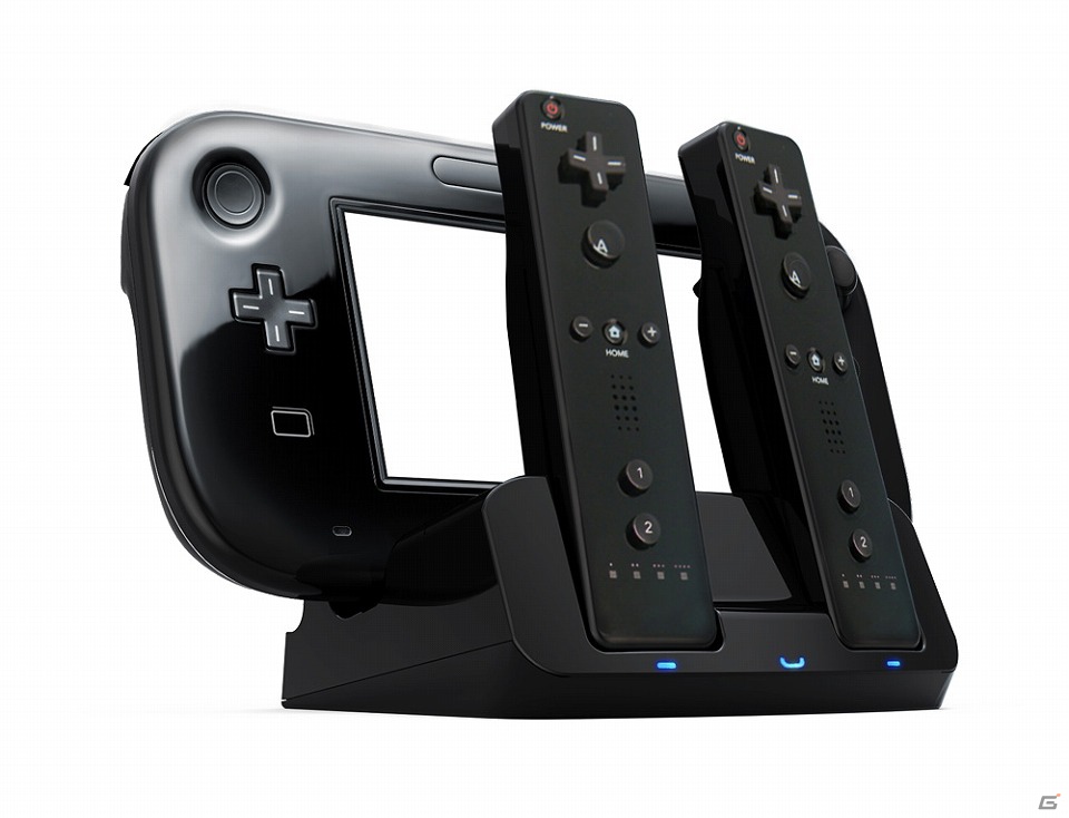 デイテル・ジャパン、Wii U GamePadとWiiリモコン2台を同時に充電できるWii U用「まとめてチャージスタンド」を12月8日に発売の画像3