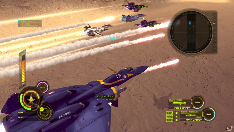 オリジナルストーリーが楽しめるPS3「マクロス30～銀河を繋ぐ歌声～」に登場する新キャラクター＆“フライトアクションRPG”の流れを紹介の画像37