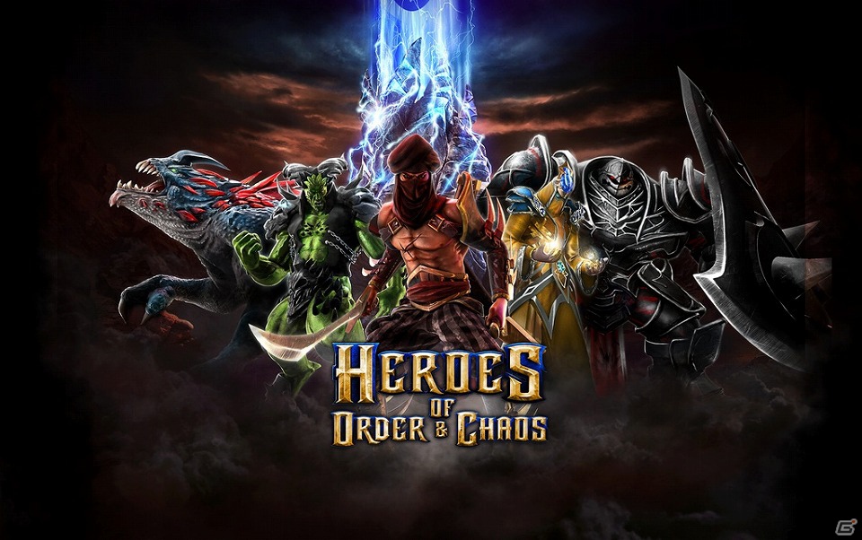 Android「ヒーローズ・オブ・オーダー＆カオス」配信開始！「MOBA」で仲間と共に勝利を目指せの画像1