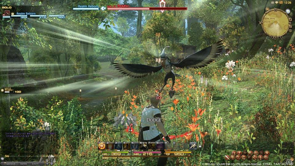 「ファイナルファンタジーXIV： 新生エオルゼア」公式サイトにてαテストバージョンの 「クエスト・バトル」動画が公開の画像7