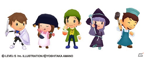 3DS「ファンタジーライフ」購入特典「ミニサントラCD」のジャケットに使用される天野喜孝氏が描いたイメージイラストを公開の画像11