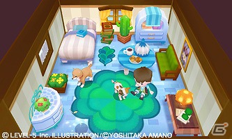 3DS「ファンタジーライフ」購入特典「ミニサントラCD」のジャケットに使用される天野喜孝氏が描いたイメージイラストを公開の画像8