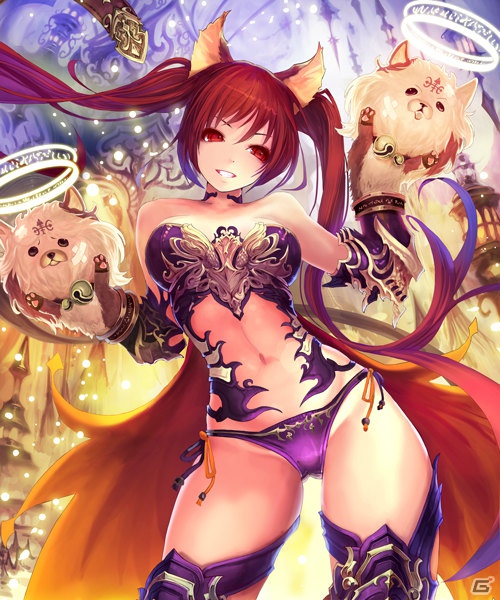 美麗イラスト160点以上を掲載した画集「神撃のバハムート オフィシャルアートワークス」が本日12月7日より発売の画像2